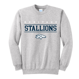 Heritage Stallions Crewneck Sweatshirt (Featured)