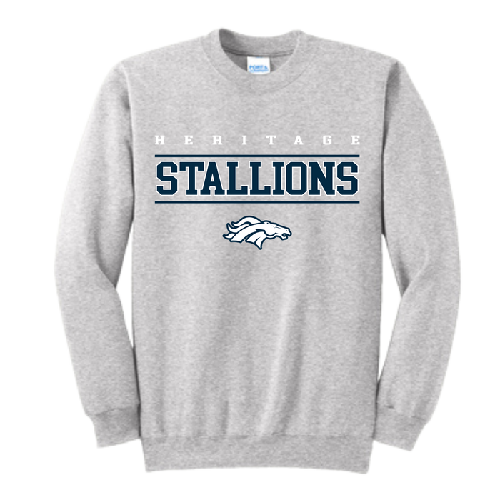 Heritage Stallions Crewneck Sweatshirt (Featured)